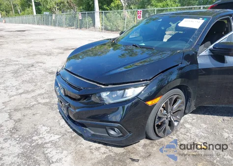 2021 Honda Civic Sport z USA, uszkodzony, nr VIN 2HGFC2F84MH506668